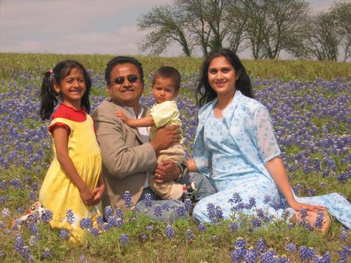 happy indian - A happy indian family