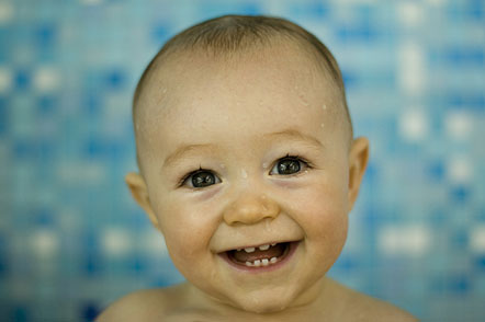 baby - a cute little baby. With big eyes :)0