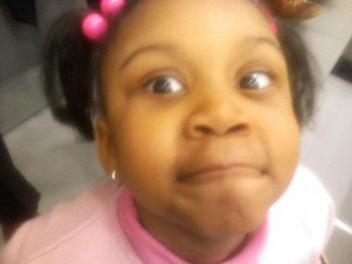 Kaya being silly - My lil silly face baby!!