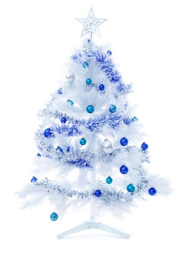 White Christmas tree - Beautiful white Christmas tree