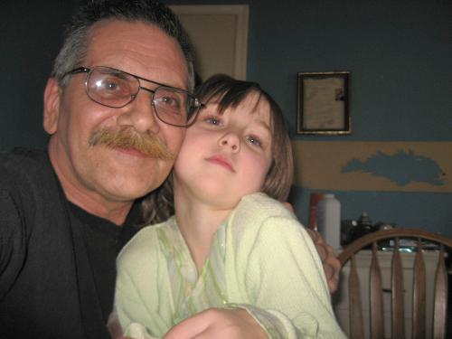 Granddaughter - Here's a recent shot of myself and my 6 year old Granddaughter Emma.
