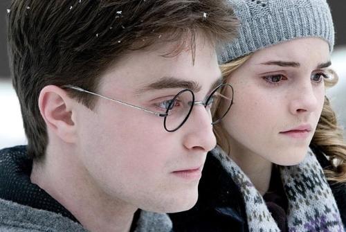 winter - Harry and Hermione in the 6th Harry Potter movie.