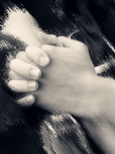 couple holding hands - it's true or real or actual love?