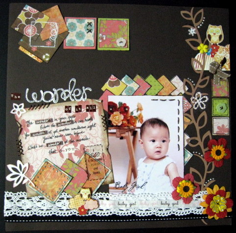 scrapbooking, baby - scrapbooking layout of baby scrapbooking, baby - scrapbooking layout of baby