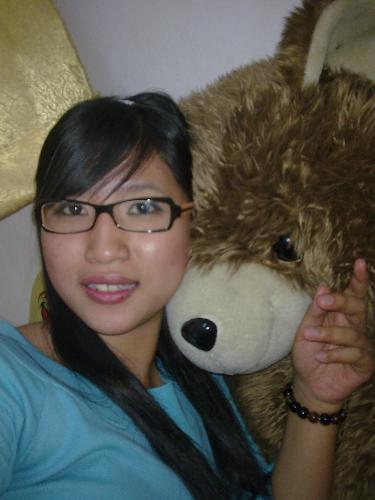 My lovely teddy bear - I like my teddy bear so much