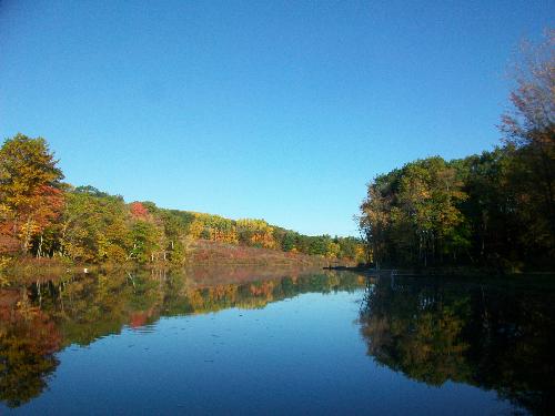Fall Color 12 -  Crow River in the fall of 2009.