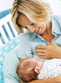 Family - Breast feeding is the healthiest thing for a baby