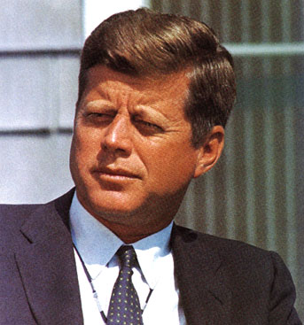 jfk - A picture of John F. Kennedy.