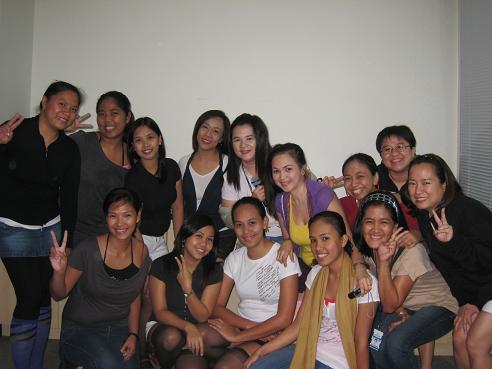 my friends - all my friends after an activity here at the office