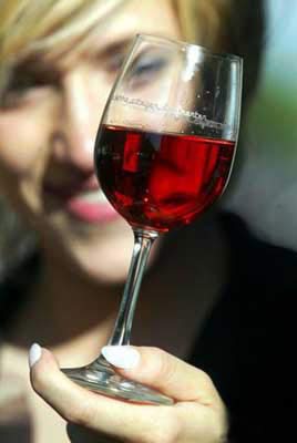 enjoy the life - Cheers for life! Redwine is good to woman if you drink a little before going to bed.