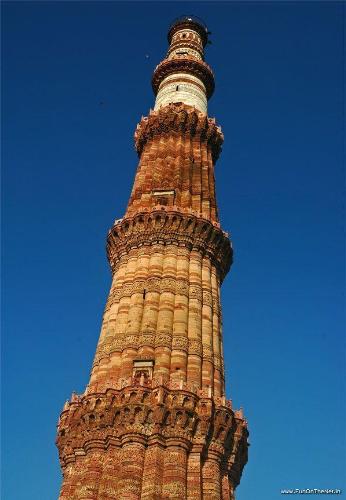 Qutab Minar - Qutub Minar at Delhi is a 5 storied tower. The base of the Qutub Minar at Delhi measures 14.32 meters and the top of the structure measures 2.75 meters.