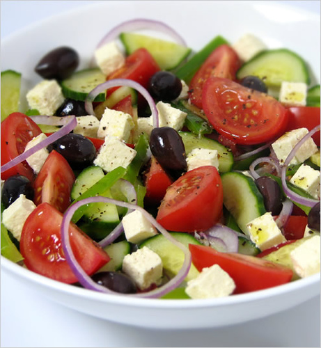 greek salad - Greek salad is a great type of salad.......