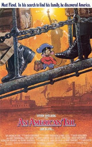 fievel - An American Tale movie poster with Fievel the mouse :D