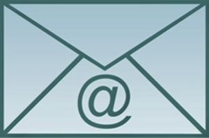 Email @ - An email and @ symbol.