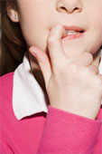 Biting Nails - Biting nails tells a lot about a person