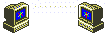 Computers - Two computers networking.