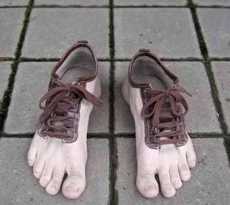 Foot' Shoes - A foot shoe.