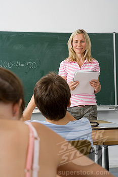 Education - Teacher teaching in class