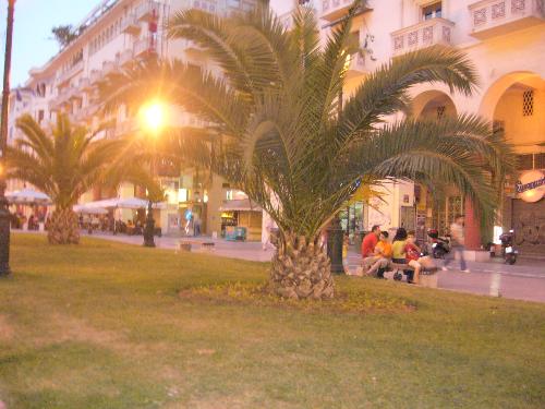 Thessaloniki center in night - Thessaloniki center in night nice evening in the summer