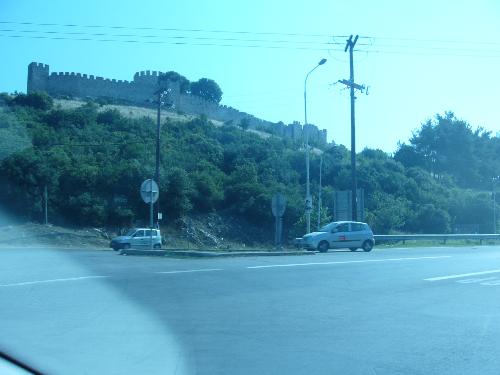Castle in Greece - Greece castle near highway Thessaloniki - Athens