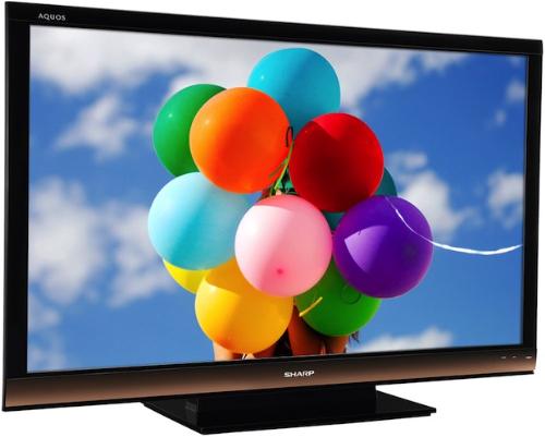 Televison - 65' LCD - Yes this is a picture of a television. Not just any television, but a 65 incher, flatscreen LCD. Fancy and big.