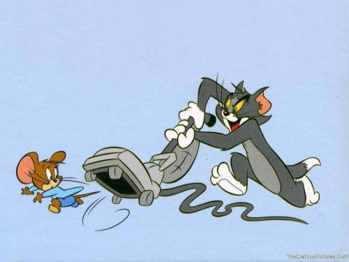 Tom and Jerry  - Tom catch Jerry.