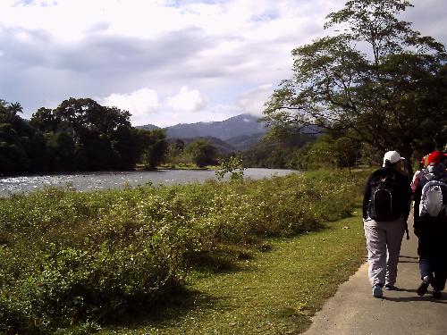 Early in our journey - I took this photo just a few minutes after leaving our camp site...