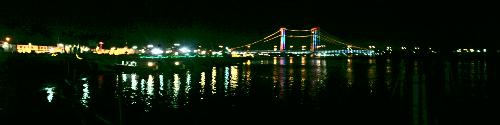 Musi Bridge at night - I got this picture with my cell phone SE C901