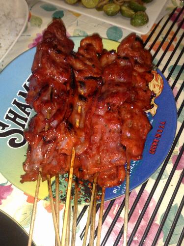 eating food - barbecue