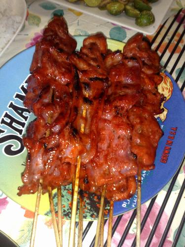 eating food - barbecue