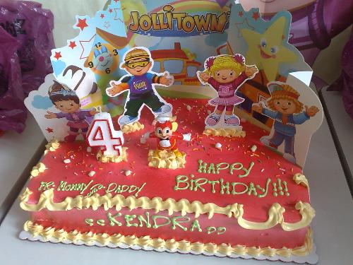 Birthday Cake - The birthday cake of my daughter prepared by Jollibee