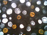 Coins - This oil of Coins explains that money is not what life is about. All are born without asking to be.All of us teach. All die. Coins cannot go with you into eternity.