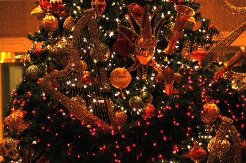 Christmas tree - A christmas tree with a lot of decoration