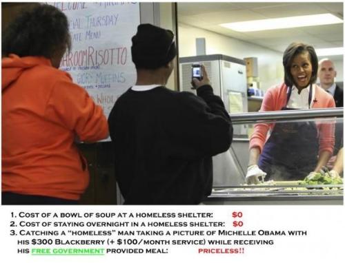 Poor people in this country are really hurting - Yup, these people can't afford to buy food, but are carrying around expensive blackberries with a service contract
