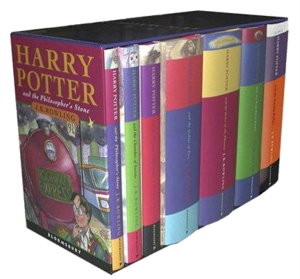 Harry Potter Series - The picture of all the books of Harry Potter Series.