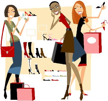 shopping - girls doing shopping