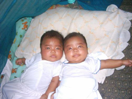 Here is my Twins!  - I love them so much! a gift from GOD! 