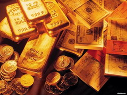 money - gold & bills