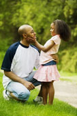 Childhood - This picture is symbolic of a father/daughter relationship which reminds me of my own