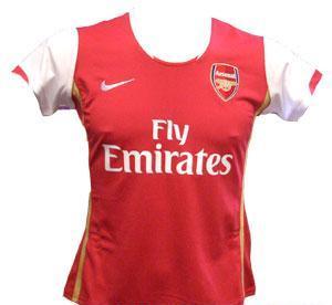 Arsenal jersey - This is the red jersey for Arsenal team