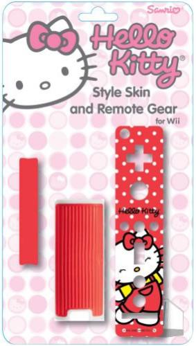 red - Red Hello Kitty wii remote skin