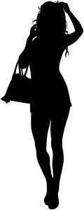 Silhouette - The black and whites images are classic and the silhouette stands out.