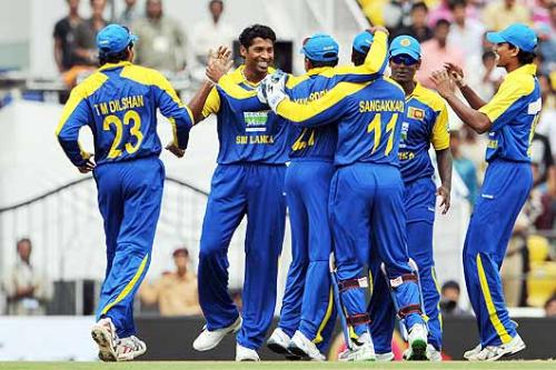 Victory creat by Sri Lanka - Sri Lankan players are celebrate their victory