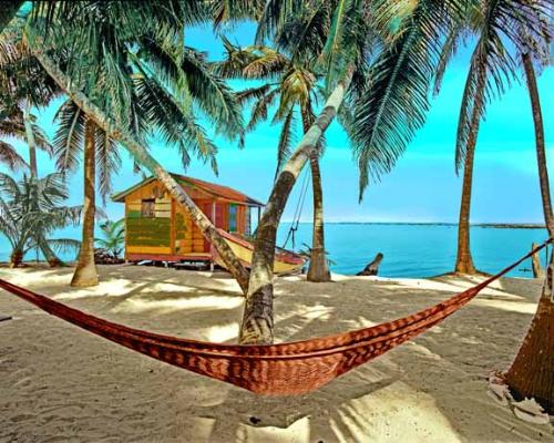 A Home - An island home on the shore