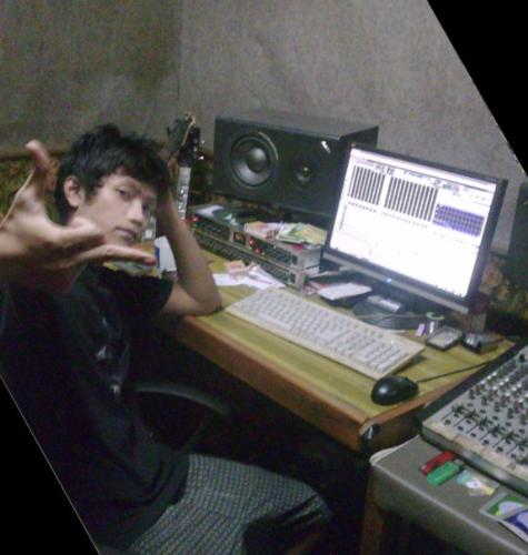 on my studio - Learned to be a good sound man .. wiw =)