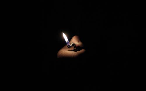 Nice Picture -  Here is one of the best photo, i have in my PC... I like this picture very much... This picture shows the concept of faith... ' Faith is like an electricity, you can't see it but you can see the light'........