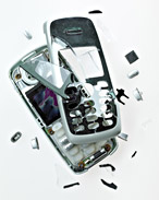 broken mobile - Mobile in broken state