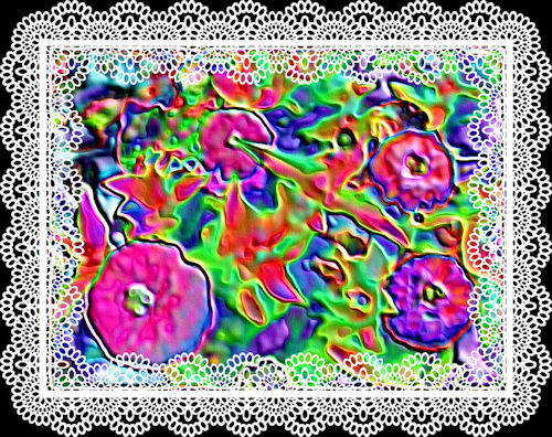 Photo Alter - Photo alter created from a photograph using Corel software, http://smalldogs2.com/FairydewArt
