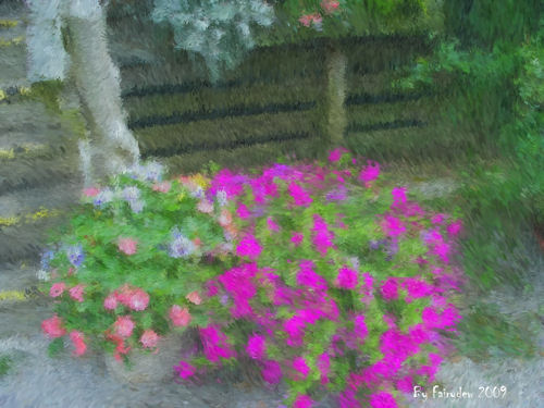 Photo Alter - Photo alter, impressionist painting, created from a photograph using Corel software, http://smalldogs2.com/FairydewArt