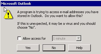 Outlook security - outlook